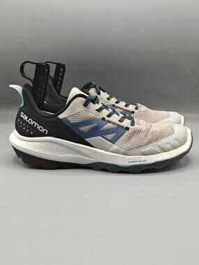 Salomon OUTpulse Shoes Women's 8.5 Gray Trail Running Hiking Sneakers 471531